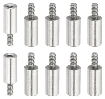 Productafbeelding van M2x10mm afstandshouders en schroeven - 10 stuks roestvrij staal