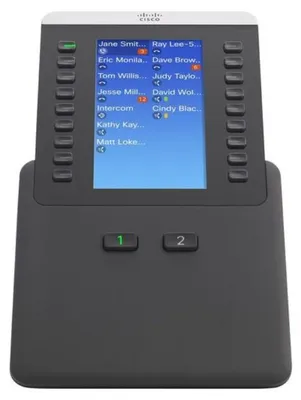 Produktbild von CP-8800-A, Erweiterungsmodul für VoIP-Telefone: - Passend für Audio ThirdParty IP-Phones CP-8851/8861-3PCC-K9, - für Plattformen: Asterisk, Broadsoft, Centile, Metaswitch, - Achtung: Nicht für Cisco-Callmanager geeignet!