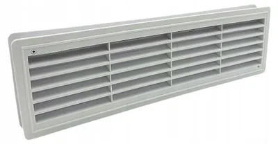 Obrázek produktu pro Bílá ventilační mřížka do dveří pro WC