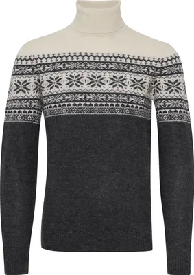 Produktbild von BLEND BHTjesse Herren Rollkragenpullover Pullover mit Rollkragen Norwegermuster Rippbündchen Regular fit
