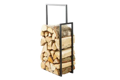 Produktbild von MAGNUS Brennholzregal R135A Schwarz Kaminregal Holzregal **