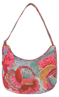 Produktbild von Oilily Schultertasche Pointilly Hamel Hobo Bag Winter Berry bunt