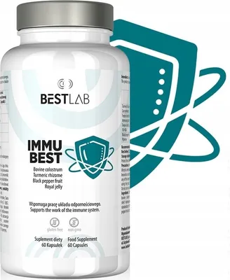 Obrázek produktu pro Immubest - Síla imunity v jedné kapsli!  Podpora pro vaše tělo!  Extrakt z kurkumy a kolostrum!  Homeostáza vašeho těla! ??