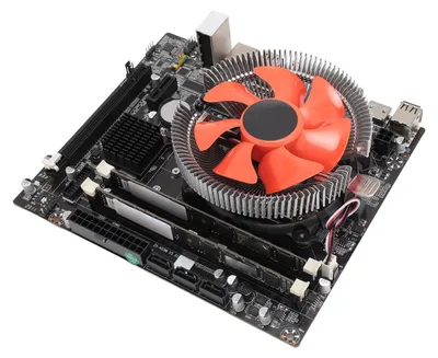 Zdjęcie produktu dla Płyta główna DDR3 z obsługą dwukanałowej pamięci 8 GB, gniazdem PCIe x16, 6 portami USB 2.0, wyjściem VGA i HD, 4-fazowym zasilaniem oraz gniazdem LGA 1156 z wentylatorem chłodzącym