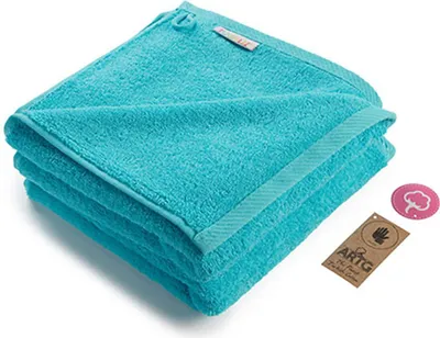 Produktbild von A&R 003.50 | Fashion Towel / 50 x 100 cm - Farbe: Aqua Blue - Größe: 50 x 100 cm
