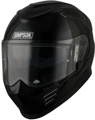 Produktbild von Simpson Venom Solid 06 Helm, schwarz, M (58)