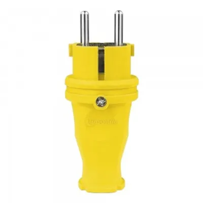 Obrázek produktu pro Gumová zástrčka 16A 230V žlutá 5115