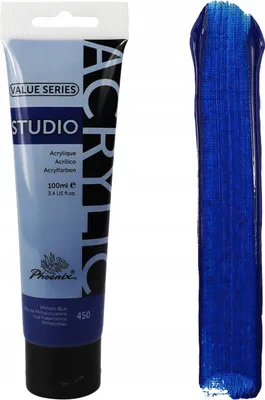 Produktbild von Künstlerische Phthalo Blau Acrylfarbe Phoenix 450 Phthalo Blau 100ml
