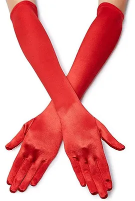 Produktbild von Damen Lange Satin Handschuhe 1920er Stil Elastisch Einheitsgröße Party Hochzeit