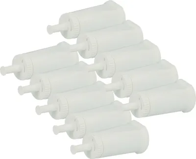 Produktbild von vhbw 10x Wasserfilter Filter Ersatz für Sage AS-CF100, BES008, WD-C14, BES0080NXX1, FMC011, SES008, SES008WHT0NEU1 für Espressomaschine Weiß