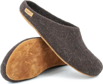 Produktbild von Magicfelt Filz-Hausschuh 713 - Damen & Herren Pantoffeln aus 100% Schurwolle Schweizer Juraschaf ,38