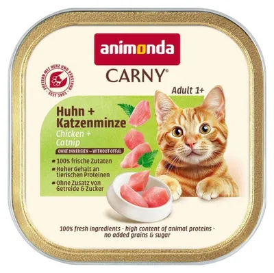 Image de Animonda 85gx32 Adult Huhn+Katzenminze Carny
