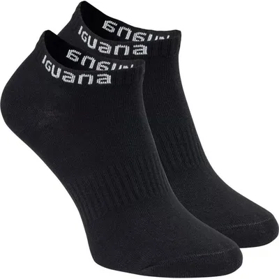 Imagen del producto de Iguana - Calcetines "Igino" uni para hombre/mujer (paquete de 3) IG3891 (talla 43 EU - 47 EU) (negro)