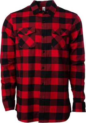 Produktbild von Independent EXP50F | Uni Flannel Shirt / Hemd - Farbe: Red/Black - Größe: XXL