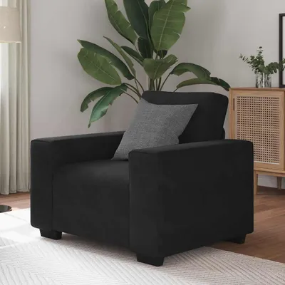 Produktbild von Möbel Sessel Schwarz 60 cm Samt - Klassische Sofas 4105252