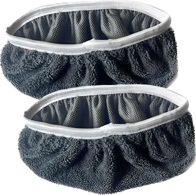 Produktbild von Swiffer Sweeper Mop Ersatzpads, Tücher für Swiffer Bodenwischer, wiederverwendbare Abdeckung 2 Stück Grau 25,4 x 11,5 cm Grau 25,4 x 11,5 cm