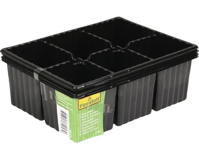 Obrázek produktu pro Sadbovače plastové FloraSelf 18x14x6 cm 4 ks