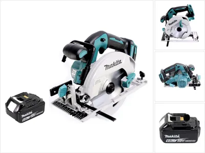 Produktbild von Makita DHS 680 G1 Akku Handkreissäge 18 V 165 mm Brushless + 1x Akku 6,0 Ah - ohne Ladegerät