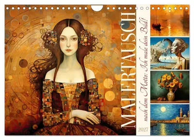 Produktbild von Malertausch (Wandkalender 2027 DIN A4 quer), CALVENDO Monatskalender