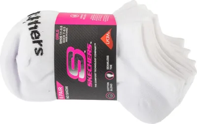 Produktbild von Skechers 6pk Girls Baumwolle Ns Socks S117880-WHT