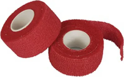 Image de PAPSTAR Pansements adhésifs en polyester 25 mm x 5 m rouge 9 rouleaux