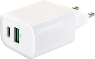 Produktbild von SCHWAIGER 230 V USB Ladegerät mit Fast Charge QC 3.0 weiß