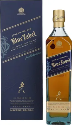 Image de Johnnie Walker Blue Label Blended Scotch Whisky 40% Vol. 0,7l en boîte cadeau