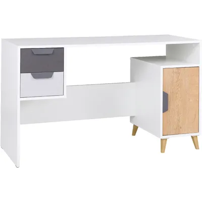 Obrázek produktu pro Psací stůl JOKER JK13 bílý / grafit / šedý