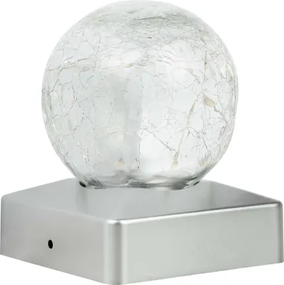 Produktbild von HI LED Solar Zaun Leuchte für Zaunpfeiler 10x10cm 12er Set 7040512