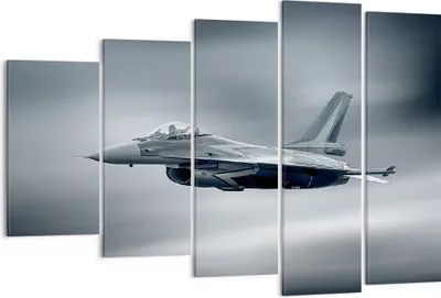 Produktbild von Bild auf Leinwand - Leinwandbild - Flugzeug Himmel Flug - 150x100cm - Wand Bild - Wanddeko - Leinwanddruck - Bilder - Kunstdruck - Wanddekoration - Leinwand bilder - Wandkunst - EG150x100-3415