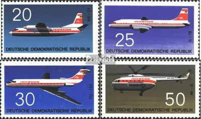 Produktbild von Briefmarken DDR 1969 Mi 1524-1527 (kompl.Ausgabe) postfrisch Flugzeuge (I)