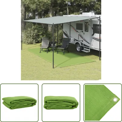 Obrázek produktu pro The Living Store Stanový koberec světle zelený 250x550 cm HDPE