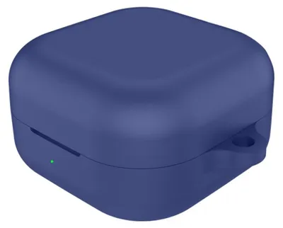 Obrázek produktu pro Techsuit - Silicone Case silikonové pouzdro pro Samsung Galaxy Buds 4 / Buds 4 Pro z hladkého ultratenkého materiálu - námořnicky modré