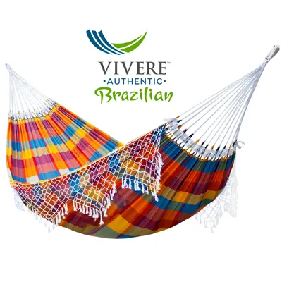 Produktbild von Vivere brasilianische karierte 2-Personen-Hängematte