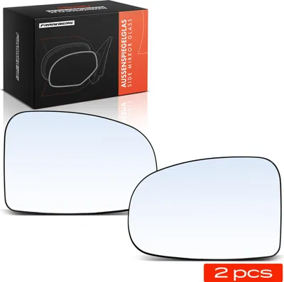 Produktbild von Frankberg 2x Spiegelglas Außenspiegel Vorne Links Rechts für Toyota IQ J1 1.0L 1.3L 1.4L 2009-2015