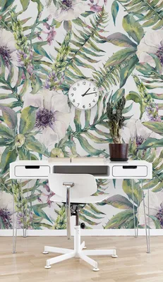 Produktbild von Coloray Fototapete 104x70 cm Latextapete Magicstick - Utensilienblumen