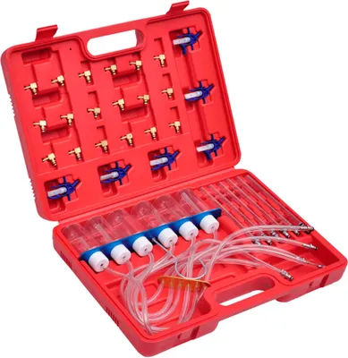 Image de Débimètre pour injecteur commun diesel avec jeu d'adaptateurs