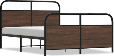 Immagine prodotto di vidaXL Rete da letto senza materasso 120x190 cm effetto rovere marrone
