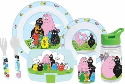 Immagine prodotto di Set di stoviglie in plastica Fun House 6 pezzi