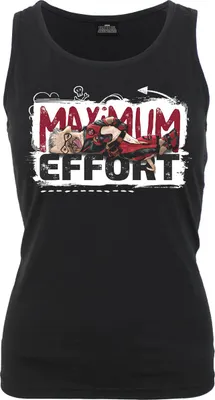 Produktbild von Deadpool - Maximale Anstrengung - Razor Back Top Schwarz