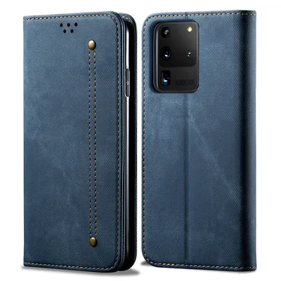 Obrázek produktu pro Galaxy S20 Ultra Pouzdro, Kožené Peněženkové Pouzdro s Magnetickým Uzavíráním a Pouzdro s Funkcí Stojánku pro Samsung Galaxy S20 Ultra Samsung Galaxy S20 Ultra modré