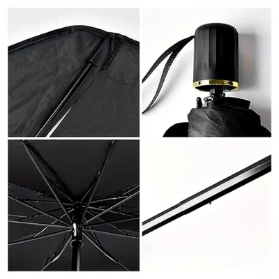 Produktbild von Auto-Sonnenschutz vorne Sonnenschirm 135 x 75 cm und 115 x 65 cm Auto-Sonnenschutz vorne faltbar Sonnenschutz innen Sonnenschutz Auto