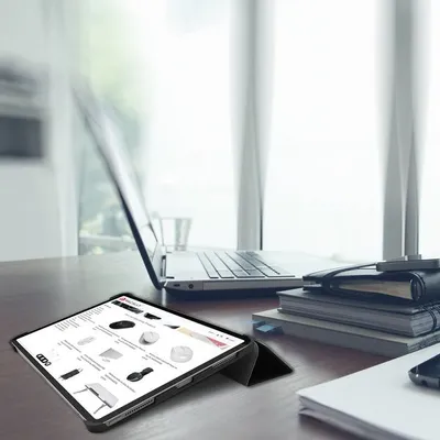Obrázok produktu pre Macally BOOKSTAND PRO 4L, kryt/stojan pre iPad Pro 12,9' (2020), ierny