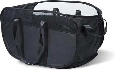 Produktbild von Famanu Wäschekorb, faltbar, 65 Liter, mit 4 stabilen Griffen, praktischer Wäschebehälter, schwarz