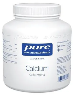 Produktbild von Pure Encapsulations Calcium Calciumcitrat Kapseln 180 St