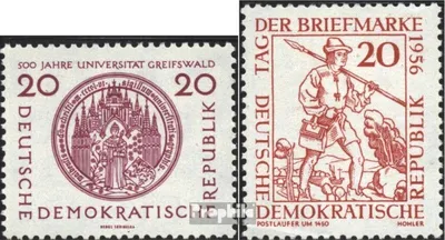 Produktbild von Briefmarken DDR 1956 Mi 543,544 (kompl.Ausg.) postfrisch 500 Jahre Universität Greifswald
