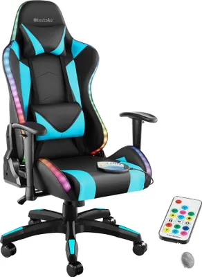 Produktbild von tectake® Gamingstuhl Tartaros ergonomische Form, mit verstellbarer Rückenlehne