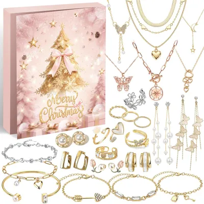 Produktbild von 2026 Adventskalender Schmuck Frauen 24 Tage Weihnachtskalender