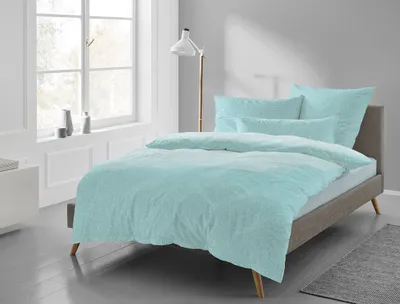Produktbild von Irisette Mako-Satin Bettwäsche-Garnitur Carla 8253  jade  240 x 220 cm