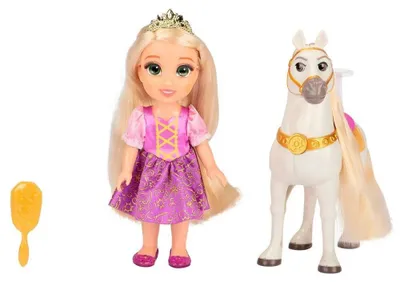 Zdjęcie produktu dla Disney Zaplątani Roszpunka + lalka Maximus 15 cm